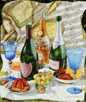 Champagnes 120 x 100 cm