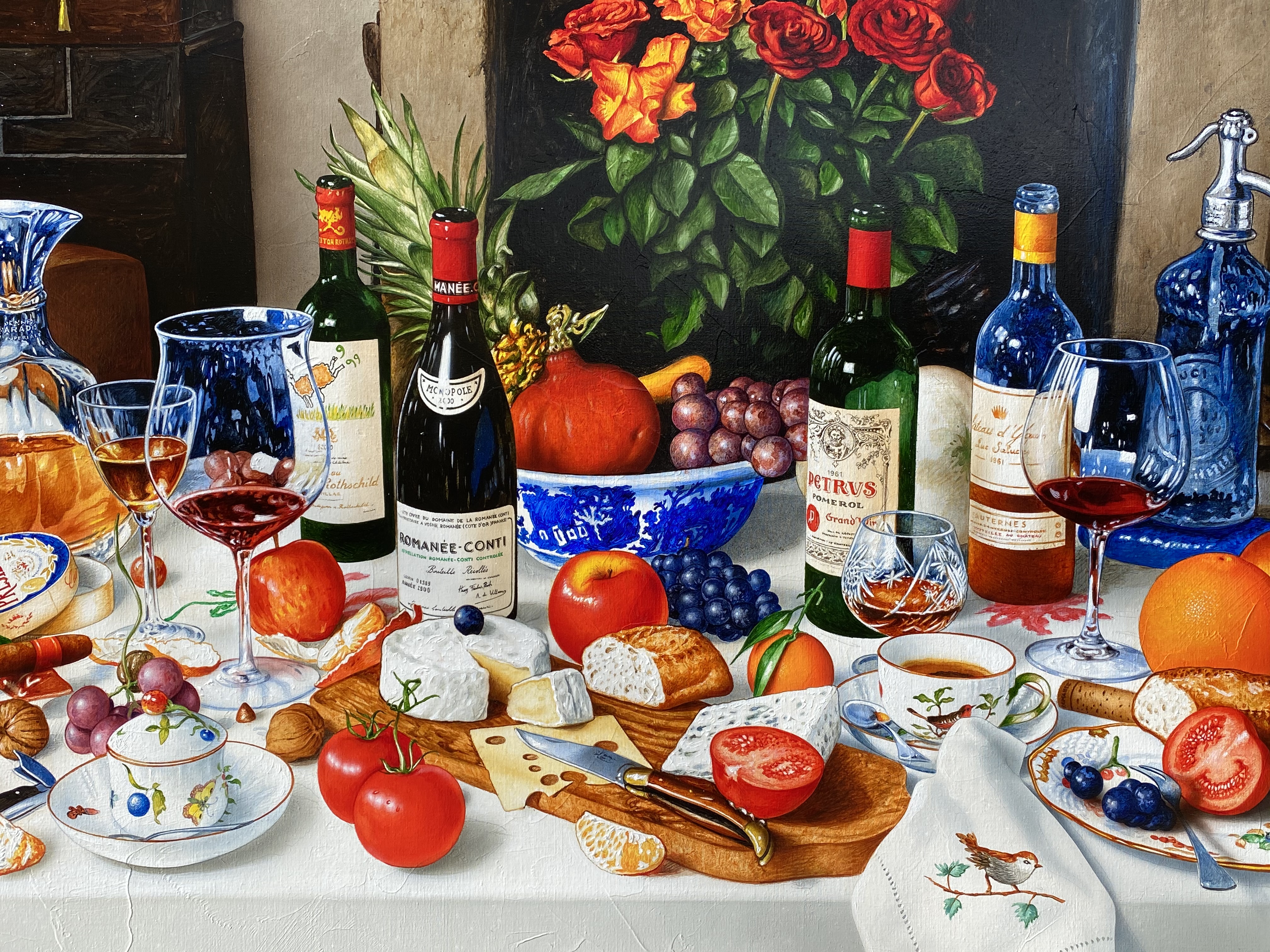 Blue nature morte